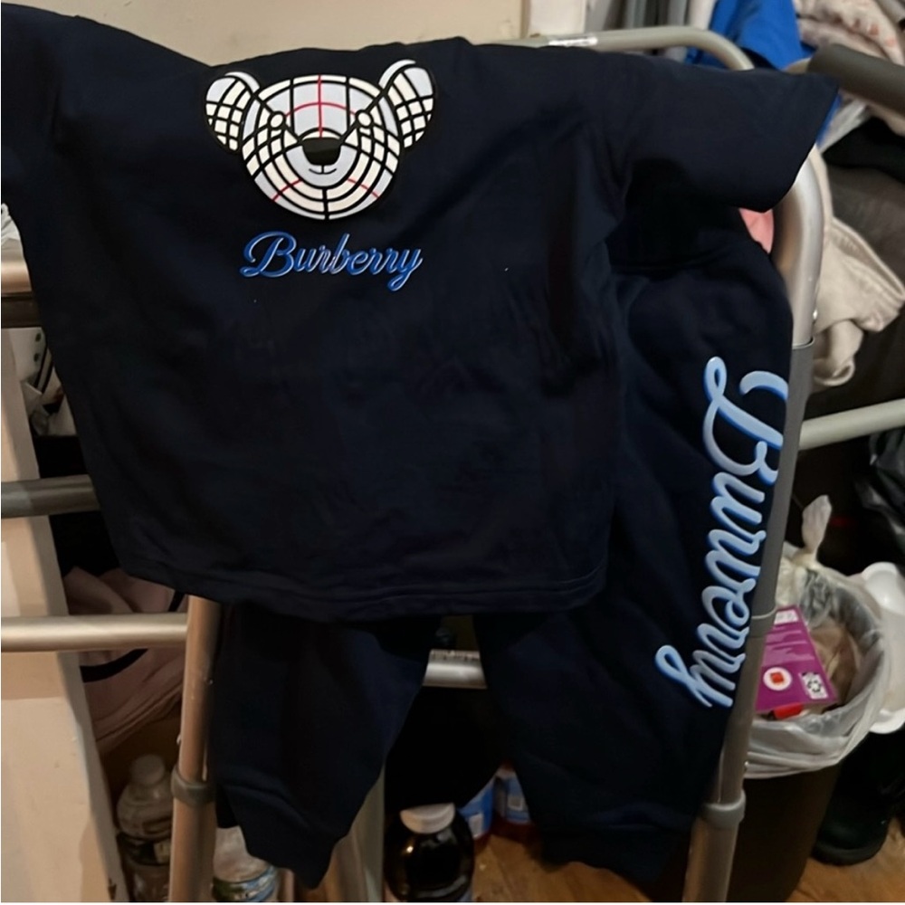Toddler Boys Burberry Jogger Set